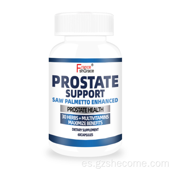 Saw Palmetto Men Cápsulas de salud de próstata Apoya la próstata